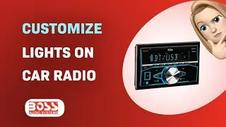 How to Customize Lights on Boss 820BRGB Car Radio