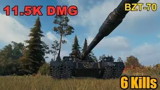 BZT-70 - 11.5K Damage - 6 Kills - Map: Murovanka - Player: HitSu_ - Server: EU | World of Tanks