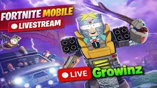 FORTNITE MOBILE LIVE 🔴 | New HUD Day 2 | 120FPS