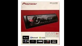 Pioneer MVH-S219BT MP3/WAV/FLAC/WMA/BT Media Player Unboxing Review Hind | +916283433841