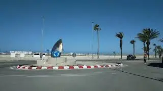 جمال الطريق الساحلية بين أصيلة و القصر الصغير عبر طنجة.the beautiful road trip from asila to tanger