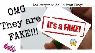 L.O.L (LQL ;) SURPRISE FAKE DOLLS!! Blind ball opening! //Lil sisters 1