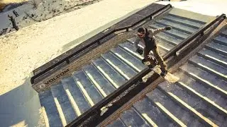 Snowboard Park Session and Rail Demo in Germany