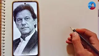 How to draw Imran Khan (Chairman PTI) 🔥 | Step by Step Pencil sketch | Artistic Mosvi 