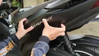 Honda Click Vario Emblem Installation  #click125i