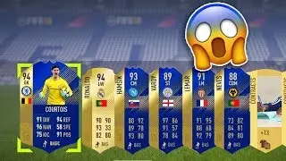 WTF 5 TOTS & RONALDO IN A PACK!!😱 - TOP 10 LUCKIEST TOTS PACKS OF FIFA 18