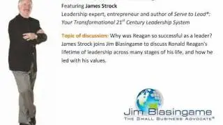Jim Blasingame with James Strock April 7, 2011
