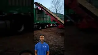 The tree branch shredder can be moved #fcnfm #youtubeshorts #treebranch #machine #machinery