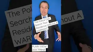 The police can search your residence without a warrant #searchandseizure #4thamendment #plainview