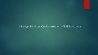 DB Migration video
