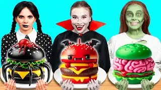Кулинарный Челлендж: Уэнсдей vs Вампир vs Зомби | Смешные Моменты от BaRaDa Best