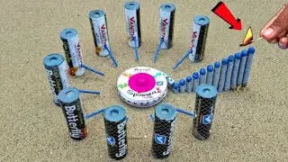 Unlimited diwali Butterfly Crackers Vs Biggest Spinner Chakkar Experiment and matchstick 