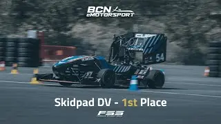 Skidpad Driverless ONBOARD at Formula Student Spain - BCN eMotorsport