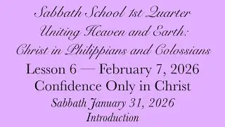 Confidence Only in Christ &mdash; Introduction