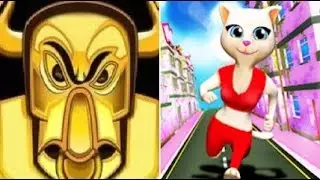 Agent Bull Run Endless Racing vs Princess Cat Lea Run