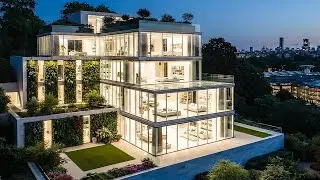 Inside a $420M Regents Park Glass Villa | Ultra-Modern Botanical Luxury Tour 4K
