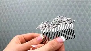 Rhinestone Bridal Hair Comb- MAR-3300
