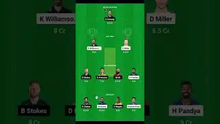 Chennai Super Kings v/s Gujarat Giants ।My Perfect 11 । Ms Dhoni । Hardik Pandya । #dream11