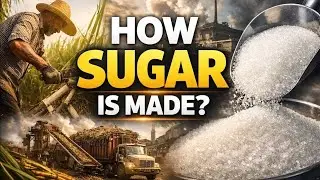 How Sugar Is Made? | From Sugarcane to Crystal Sugar | Complete Factory Process