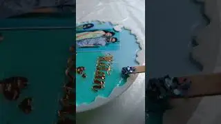 Resin photo frame | resin art | making  photo frame