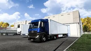 MB Actros MP4 Realistic Driving Euro Truck Simulator 2 POV Drive Gameplay 4K ETS2-1.52 ProMods/2.72