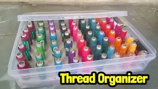 DIY Thread Organizer idea / making thread box that you've never seen before / DIY THREAD BOX / WoW!!