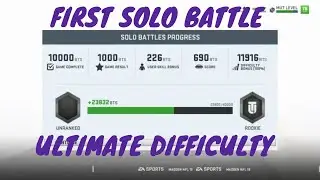 Madden 19 Ultimate Team Solo Battle Featured Opponent Game On Ultimate Difficulty - Ugly But A Win