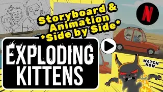 Exploding Kittens 'The Town With No Internet' RoadTrip Storyboard, Netflix Animation Studio,Toonboom