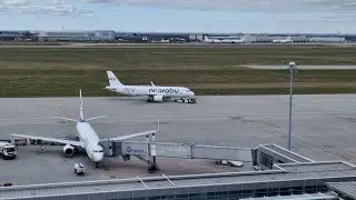 Marabu A320neo startet am Flughafen Leipzig/Halle