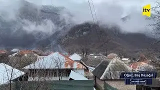 Dağ kəndində &ccedil;ətin həyat - #Oğuz , Baş Daşağıl 