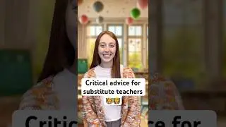 3 essential TIPS for Substitute Teachers ✨ #substituteteaching