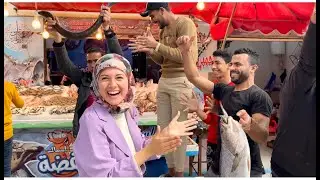 الرقص مع الأسماك و الفلامنجو فى بورسعيد 😉