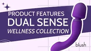 Powerful Wellness Dual Sense Rechargeable G Spot Vibrator and Wand | Blush Adult Sex Toys