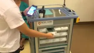 Smart medication trolley demonstration