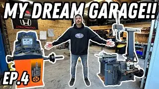 Building My DREAM Garage | Ep.4 (Tire Machine & Balancer)