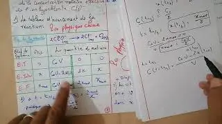 exercice 1 ( suivi temporel d'une transformation chimique) 2bac SM  PC  SVT