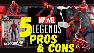 Is MAXIMUM SERIES SPIDER-MAN WORTH $50??? 5 PRO'S & CON'S!!! (Marvel Legends)