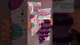 Purple Bombshell 2X Bounce Wave Scrunch Curls WIGgIT #purplehair