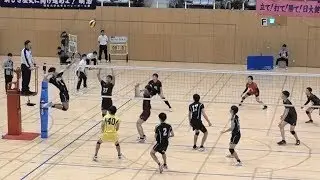 迫田郭志 福山平成大学 vs 日本大学 第3セット 全日本インカレ2018男子準々決勝 Japan volleyball