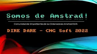 [Amstrad CPC] NEW RELEASE ! - Dire Dare (2022)