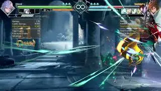 GBVSR : Grimnir j.22U Combo into 50/50 High Low Mixup