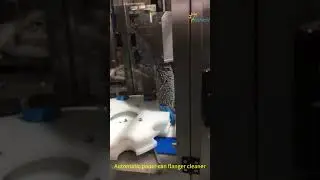 Automatic snack food, potato chips,  paper tube flanging cleaning machine China Manufacturer