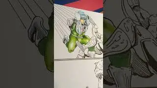 Derwent Procolour Colored Pencils + Talking Poison Ivy from Batman - Creating Zatswan Comics