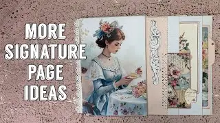 More Signature Page Ideas - Tea Themed Journal 