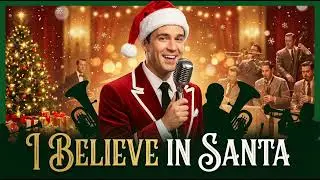 Big Band Swing Music - I Believe in Santa | Classic Jazz Swing Holiday Song, Male Crooner Style