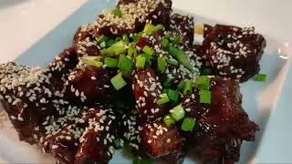 HOME MADE SWEET & SOUR PORK RIBBS(chinese style)