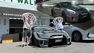 Получение нашего LBWK Silhouette R35 GTR в штаб-квартире Liberty Walk!