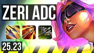 ZERI & Morgana vs JHIN & Mel (ADC) | 14/4/9, Dominating | KR Master | 25.23