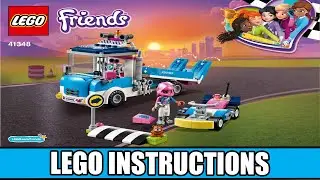 LEGO Instructions - Friends - 41348 - Service & Care Truck - Racing