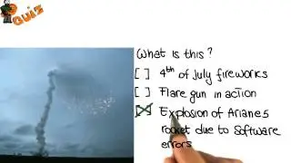 Software Failure Quiz Solution - Georgia Tech - Software Development Process